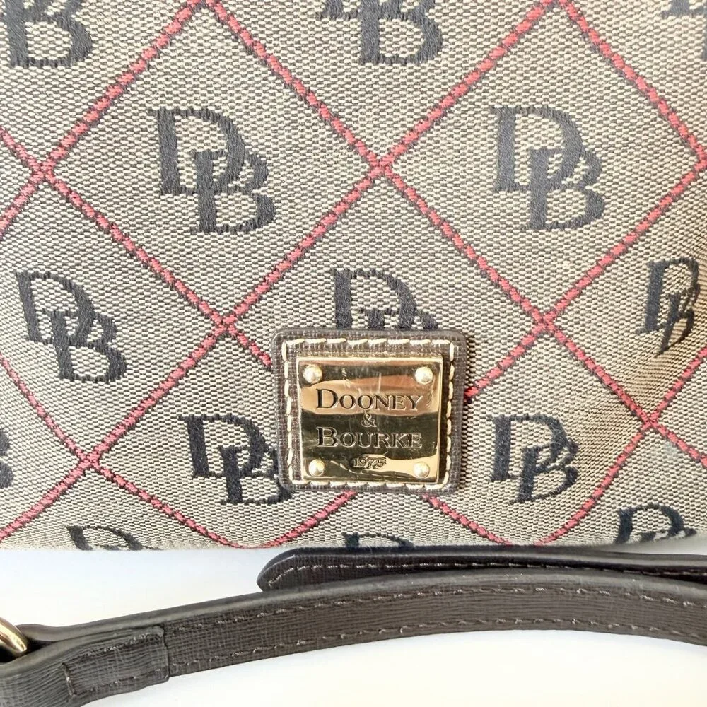 Dooney & Bourke Maxi Sydney Satchel Crossbody Purse Handbag in Olive Brown